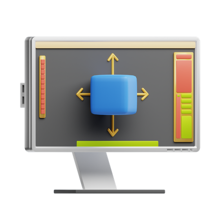 Software cad  3D Icon