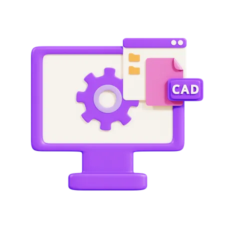 Software CAD  3D Icon