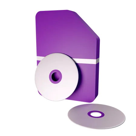 Software Cd  3D Illustration