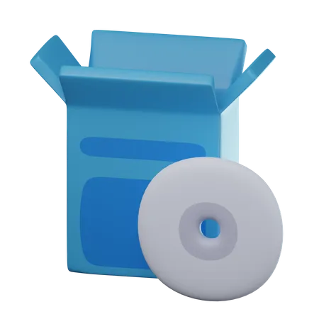 Software Cd  3D Icon