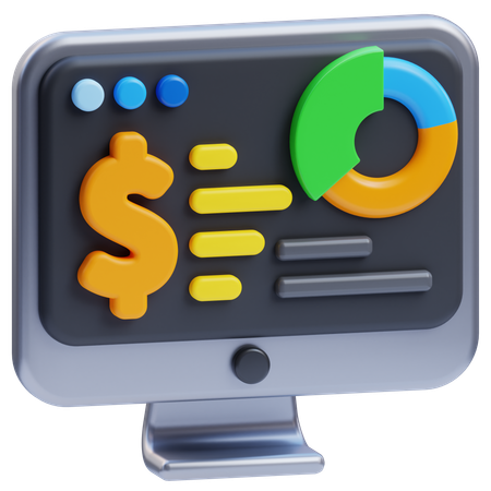 Programa de contabilidad  3D Icon