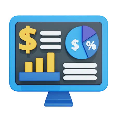 Programa de contabilidad  3D Icon