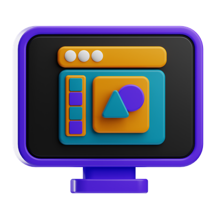 Software de diseño  3D Icon