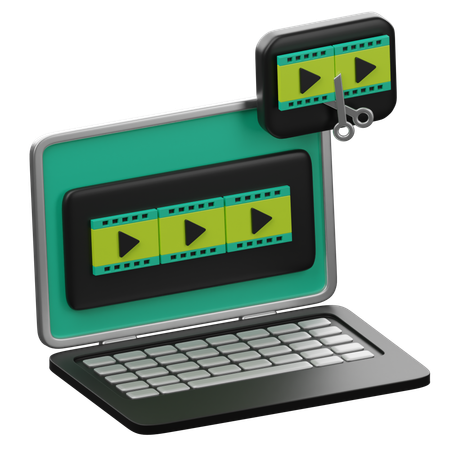 Software de edição de vídeo  3D Icon
