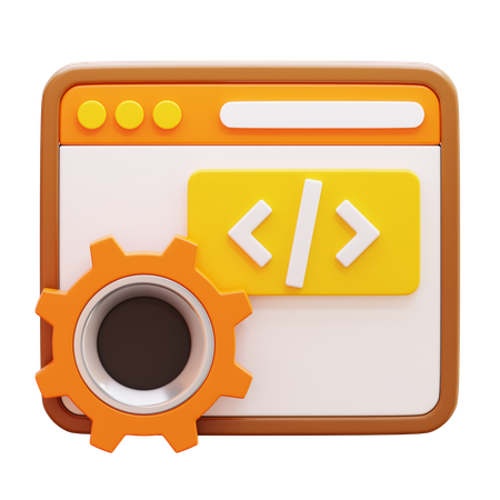 ソフトウェア開発  3D Icon