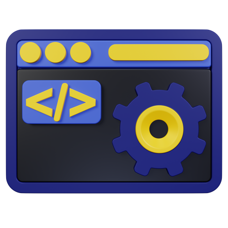 Software Development  3D Icon