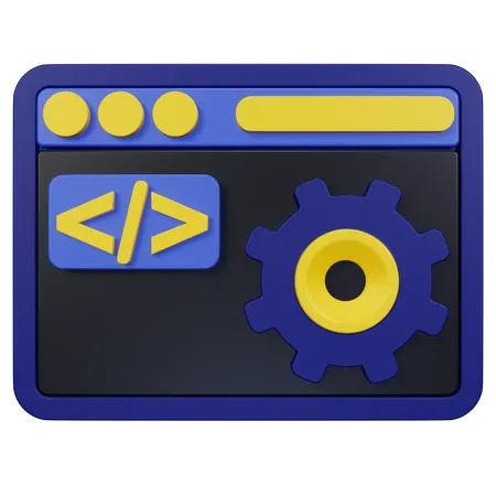 Software Development  3D Icon