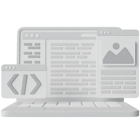 Software Development  3D Icon