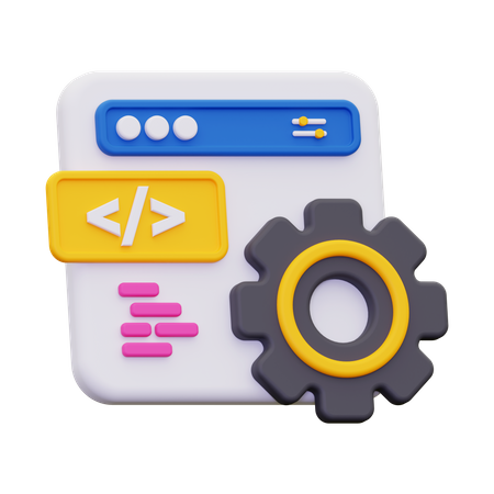 Software Development  3D Icon