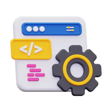 Software Development  3D Icon