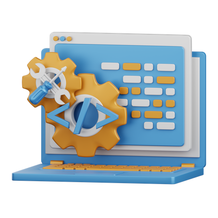 Software Development  3D Icon