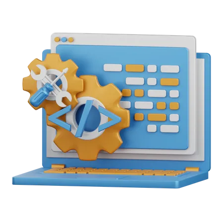 Software Development  3D Icon