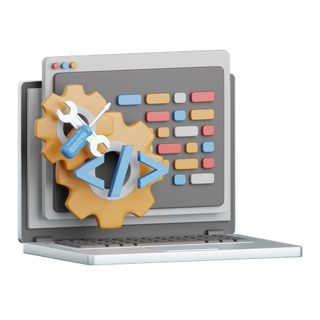 Software Development  3D Icon