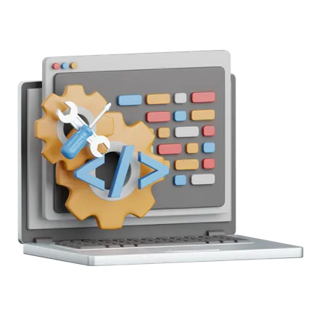 Software Development  3D Icon