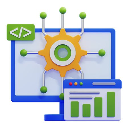Software Development  3D Icon