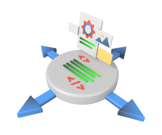 Software Development  3D Icon