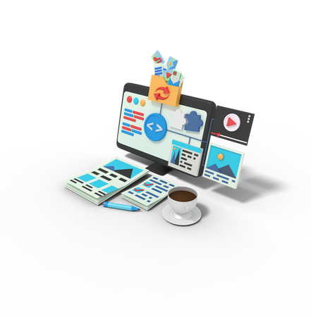 Software Development  3D Icon