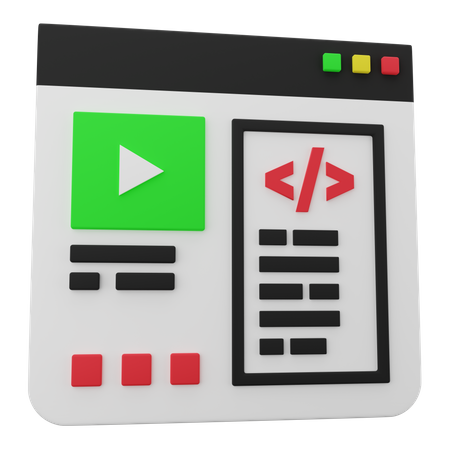 Software Development  3D Icon