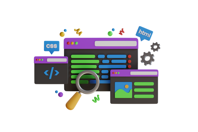 Software development  3D Icon