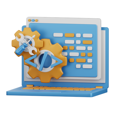 Software Development  3D Icon