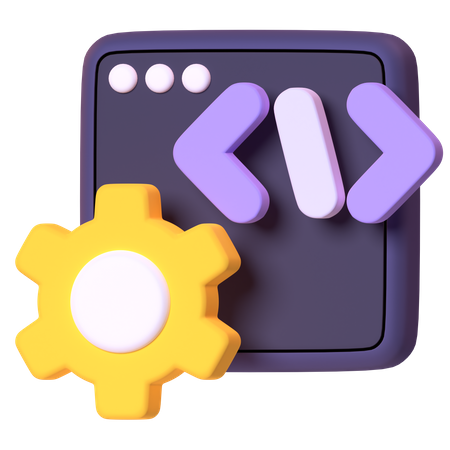 Software development 3D Icon