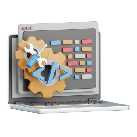 Software Development  3D Icon
