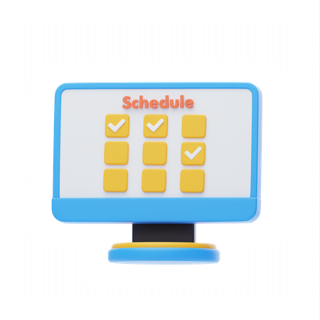 Software para agendamento  3D Icon