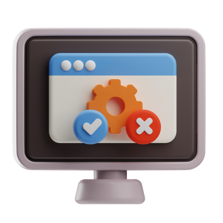 Software Testing  3D Icon