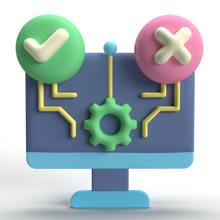 Software Testing  3D Icon