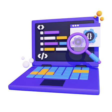 Software Testing  3D Icon