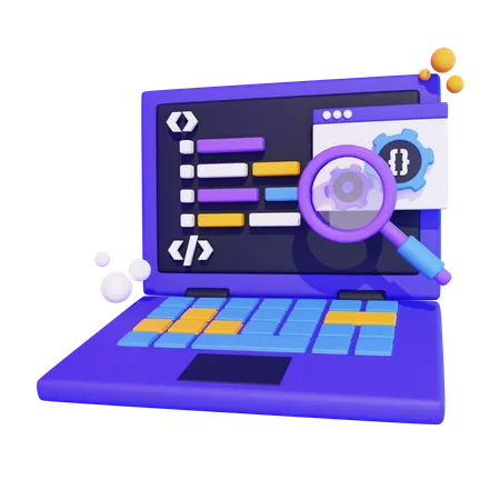 Software Testing  3D Icon