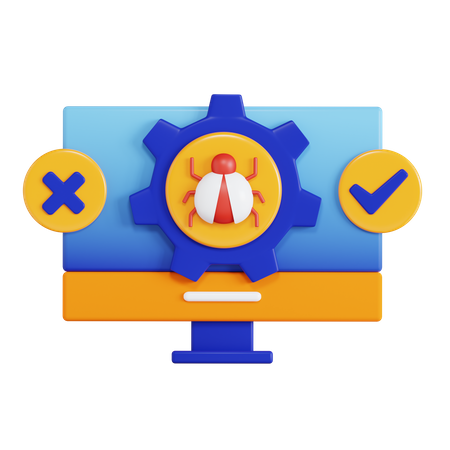 Software Testing 3D Icon