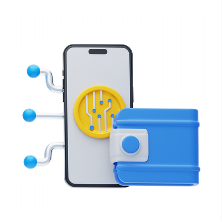 Software Wallet 1  3D Icon