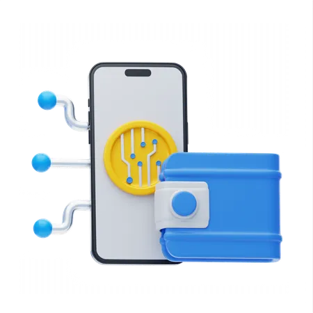 Software Wallet 1  3D Icon