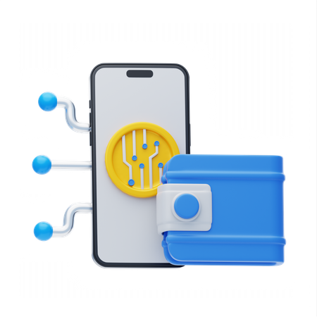 Software Wallet 1  3D Icon