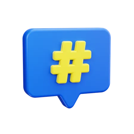 Soical Media Comment  3D Icon