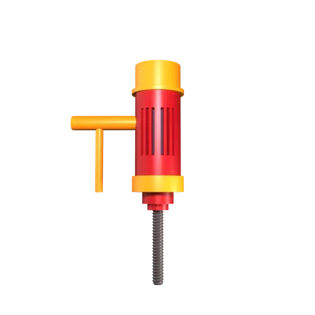 Soil Drill  3D Icon