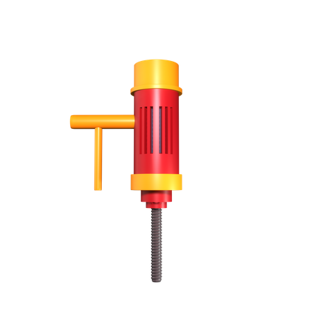 Soil Drill  3D Icon