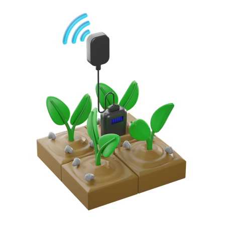 土壌モニタリング  3D Icon