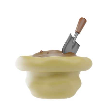 Soil Sack  3D Icon