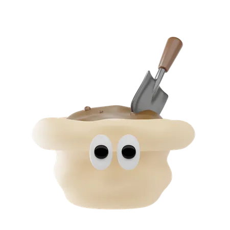Soil Sack  3D Icon