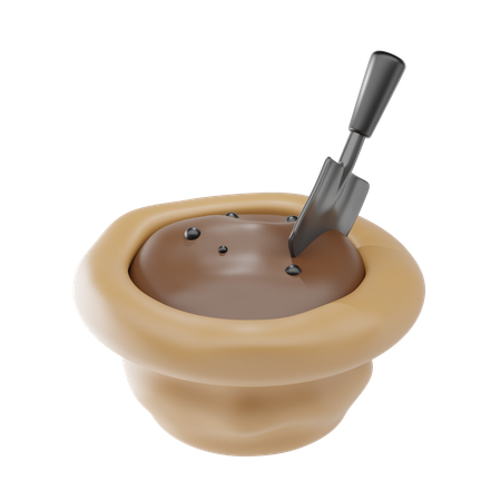 Soil Sack  3D Icon