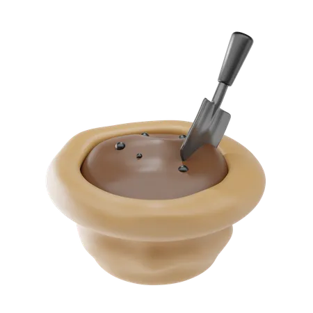 Soil Sack  3D Icon