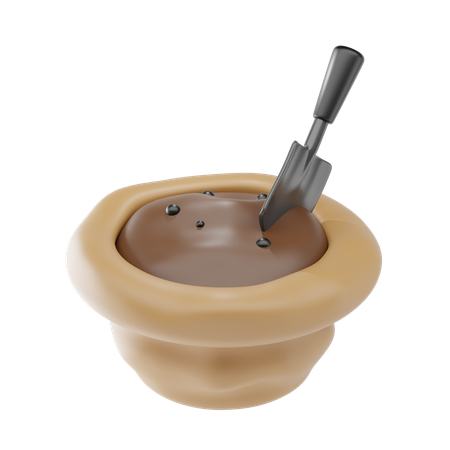 Soil Sack  3D Icon