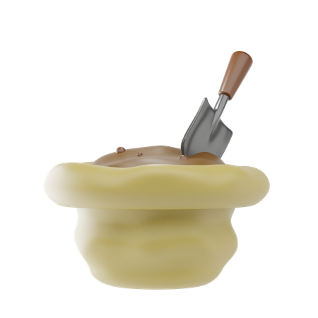 Soil Sack  3D Icon