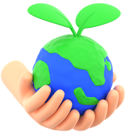 Soin de la terre  3D Icon