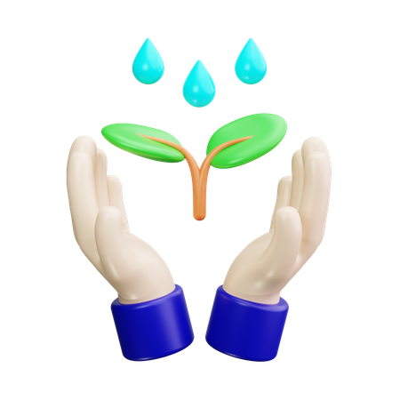 Soin des plantes  3D Icon