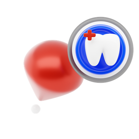 Épingle de soins dentaires  3D Icon