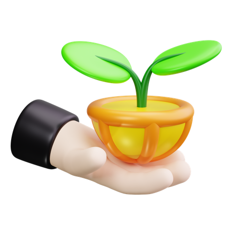 Soin des plantes  3D Icon