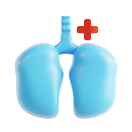 Soins respiratoires  3D Icon